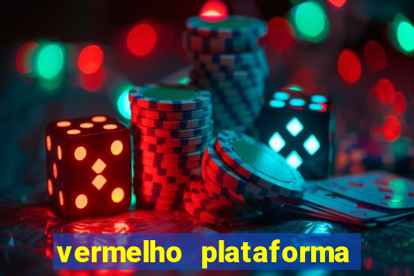 vermelho plataforma de jogos